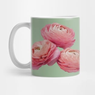 Three Pink Flowers Mug